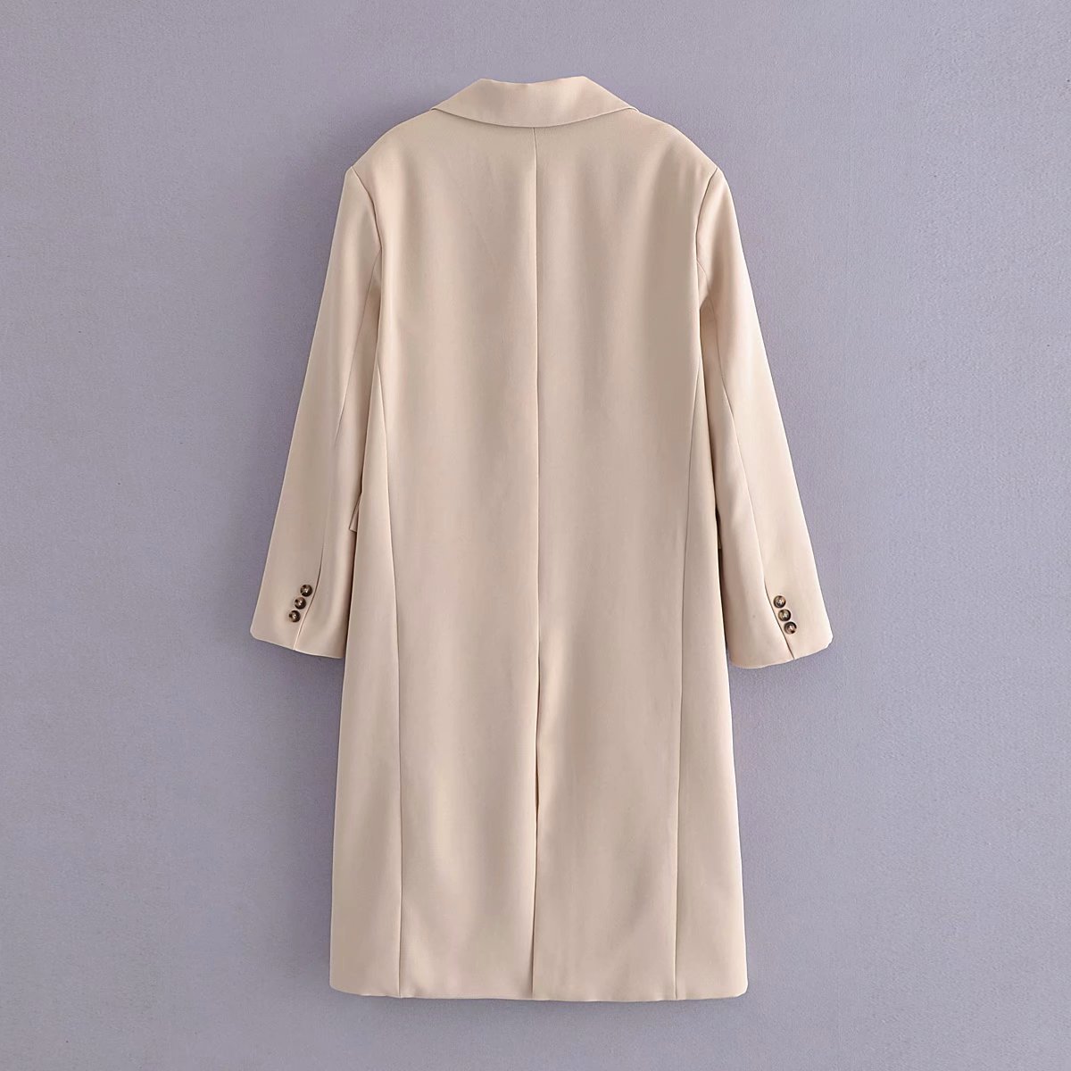 Summer Linen Neutral Wind Coat Mid-length Suit Jacket